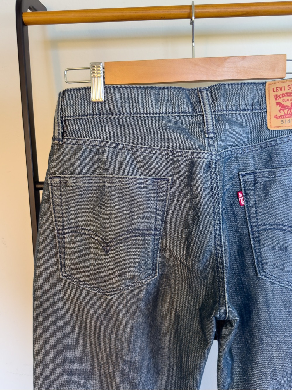Levi's 514 Men's Straight Jeans - Indigo Blue - Picture 3 of 8